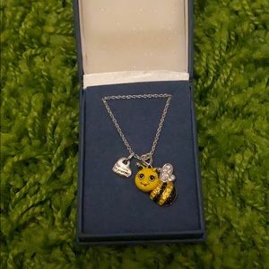 bee pendent and necklace. the bradford exchange